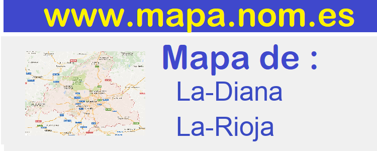 mapa de  La-Diana