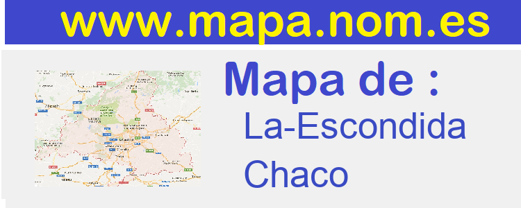 mapa de  La-Escondida