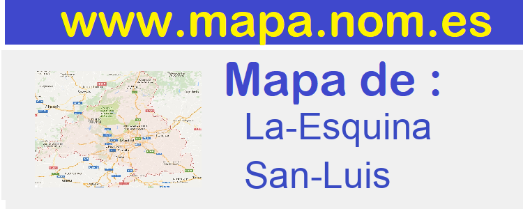 mapa de  La-Esquina