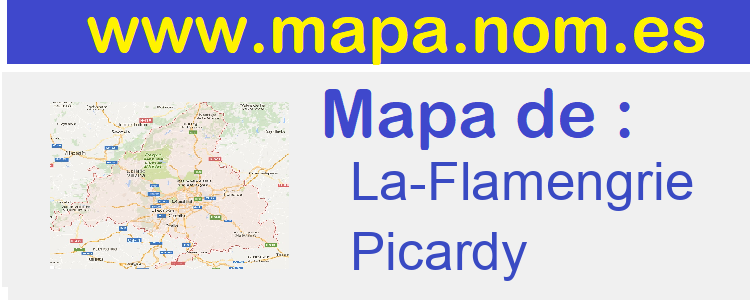 mapa de  La-Flamengrie