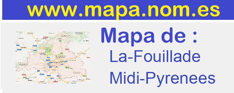 mapa de  La-Fouillade