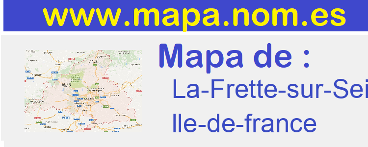 mapa de  La-Frette-sur-Seine