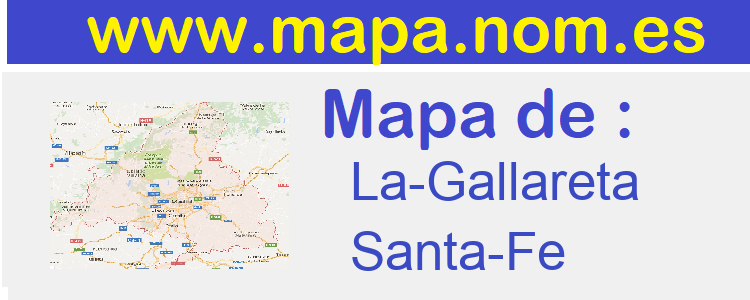 mapa de  La-Gallareta