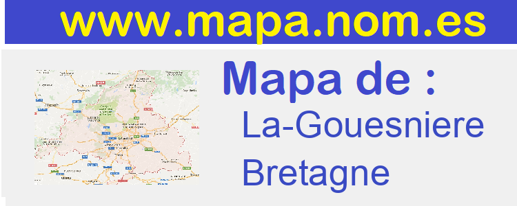 mapa de  La-Gouesniere