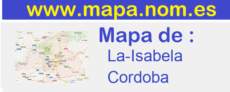 mapa de  La-Isabela
