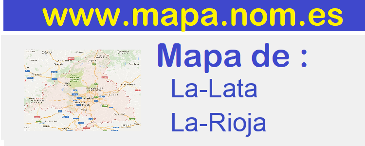 mapa de  La-Lata
