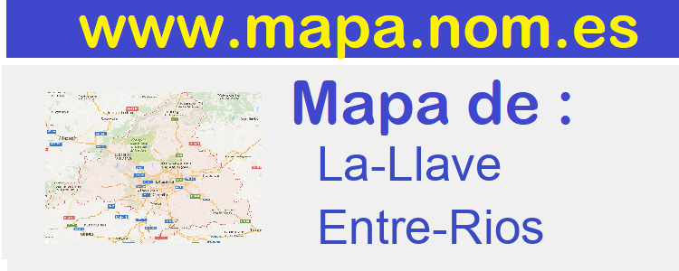 mapa de  La-Llave