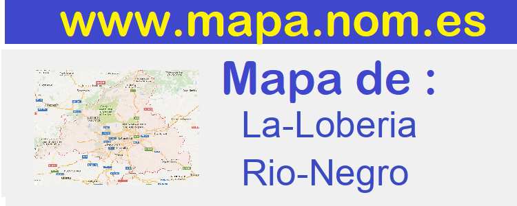 mapa de  La-Loberia