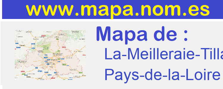 mapa de  La-Meilleraie-Tillay