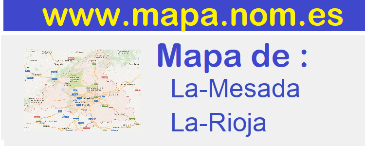 mapa de  La-Mesada