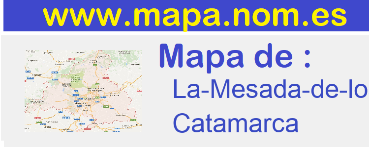 mapa de  La-Mesada-de-los-Zarate