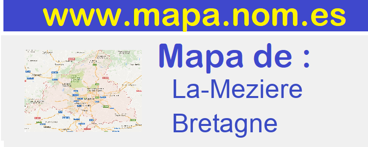 mapa de  La-Meziere