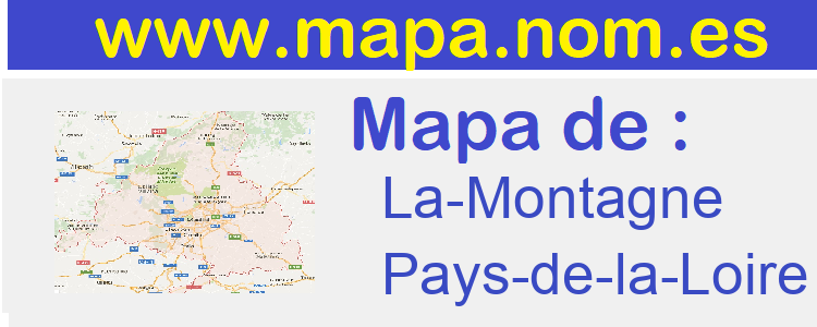 mapa de  La-Montagne