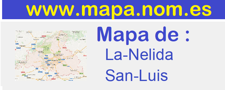 mapa de  La-Nelida