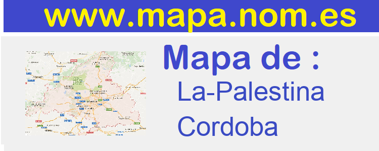 mapa de  La-Palestina
