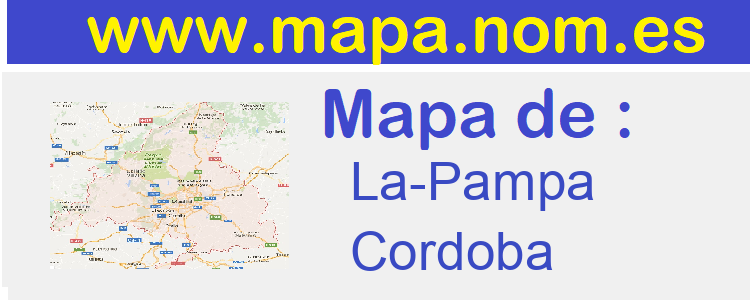 mapa de  La-Pampa