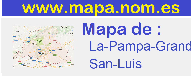 mapa de  La-Pampa-Grande