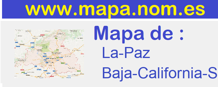 mapa de  La-Paz