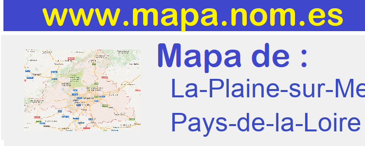 mapa de  La-Plaine-sur-Mer