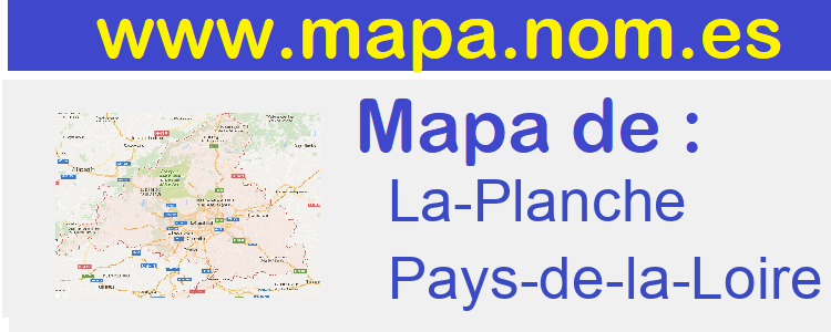mapa de  La-Planche