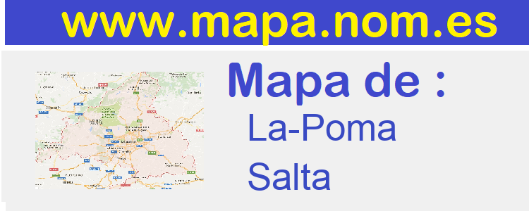 mapa de  La-Poma
