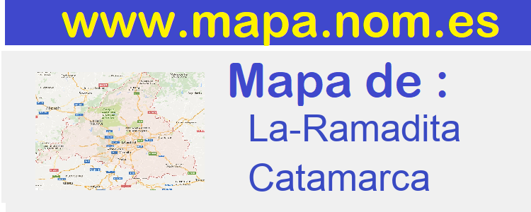 mapa de  La-Ramadita