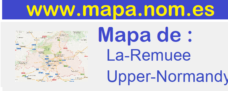 mapa de  La-Remuee