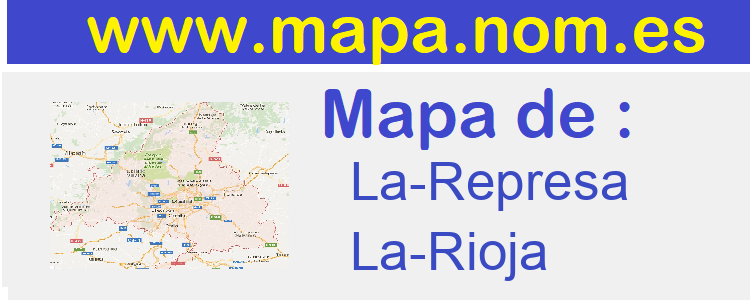 mapa de  La-Represa