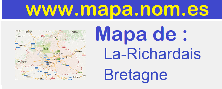 mapa de  La-Richardais