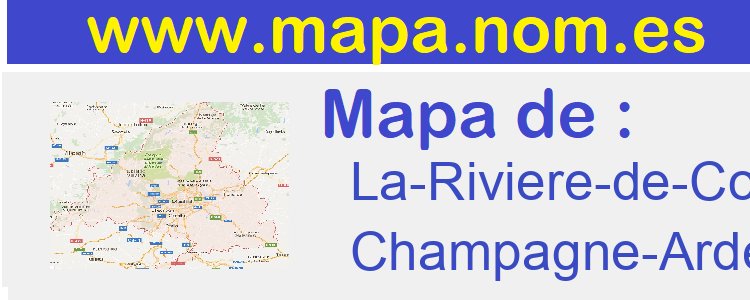 mapa de  La-Riviere-de-Corps
