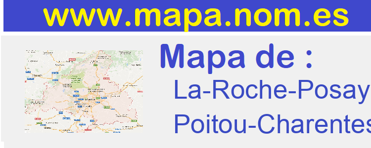 mapa de  La-Roche-Posay
