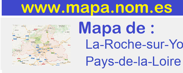 mapa de  La-Roche-sur-Yon