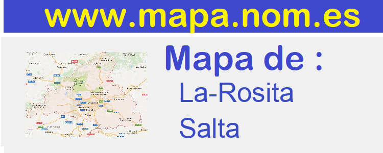 mapa de  La-Rosita
