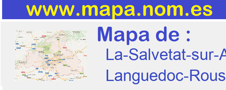 mapa de  La-Salvetat-sur-Agout