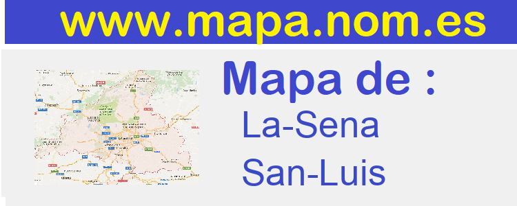 mapa de  La-Sena