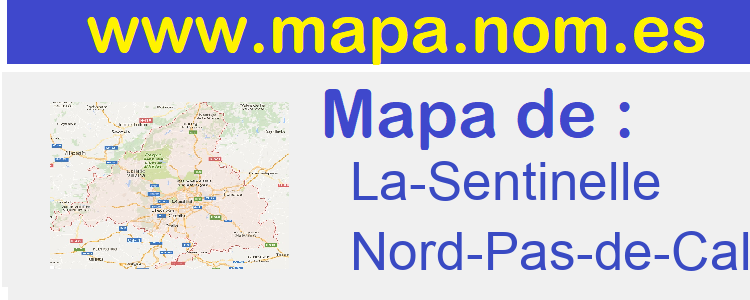 mapa de  La-Sentinelle