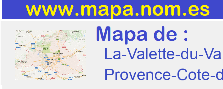 mapa de  La-Valette-du-Var