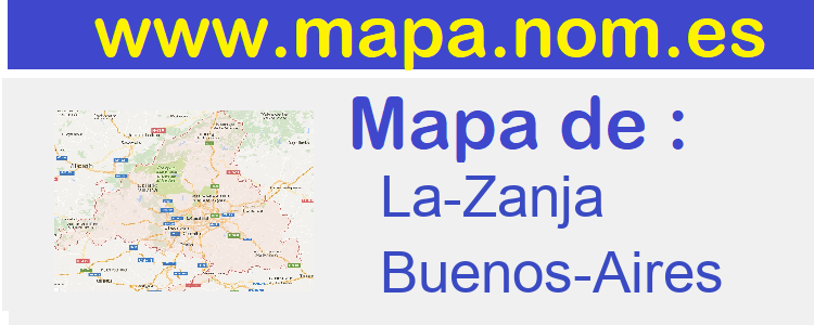 mapa de  La-Zanja