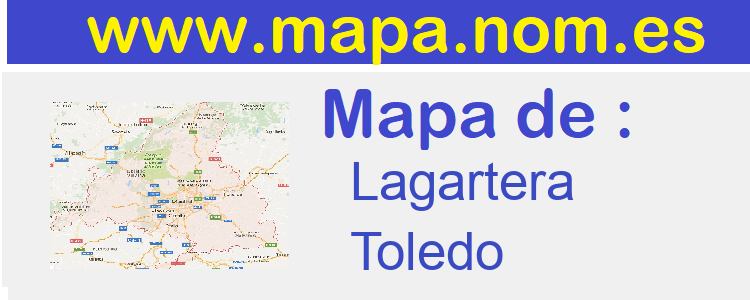 mapa de  Lagartera