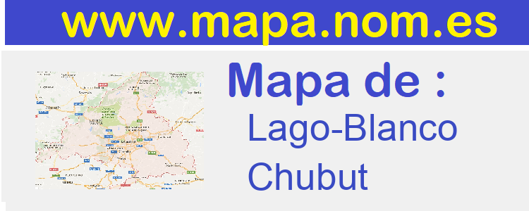 mapa de  Lago-Blanco