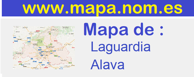 mapa de  Laguardia
