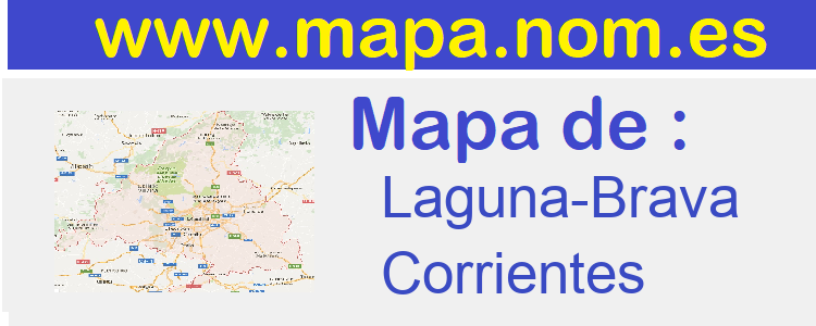 mapa de  Laguna-Brava