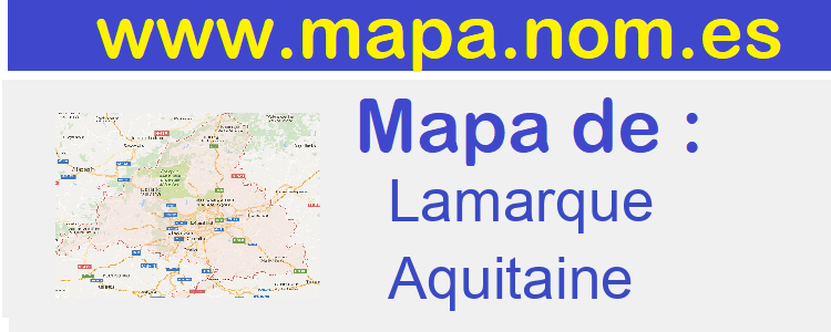 mapa de  Lamarque