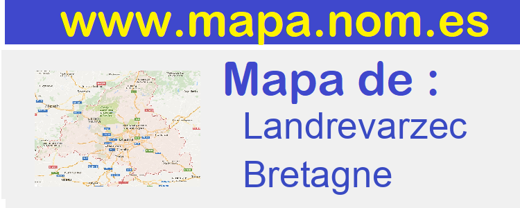 mapa de  Landrevarzec