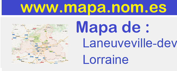 mapa de  Laneuveville-devant-Nancy