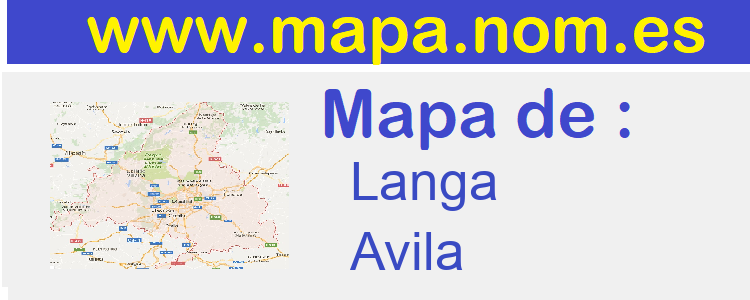 mapa de  Langa