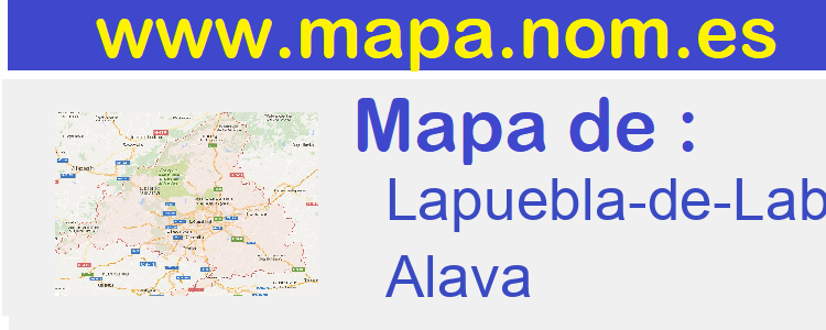 mapa de  Lapuebla-de-Labarca