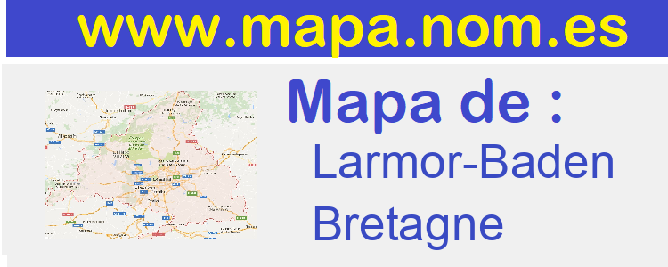 mapa de  Larmor-Baden