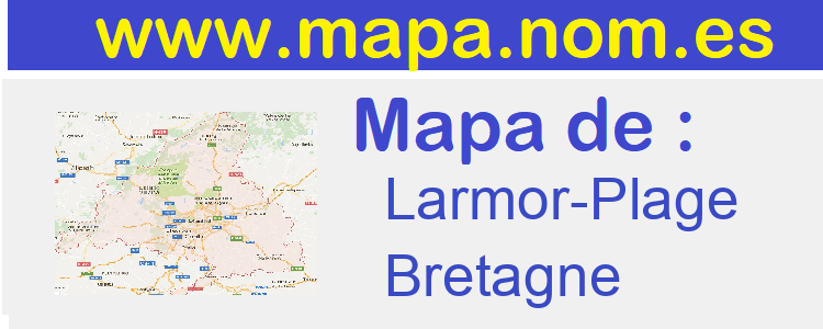 mapa de  Larmor-Plage