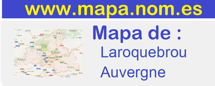 mapa de  Laroquebrou
